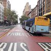 New Busway In Brooklyn Launches On Jay Street, A Fraction Of DOT's Full Plan